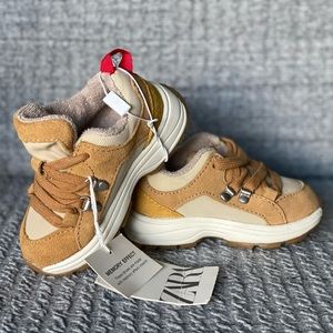 NWT Zara Boys Memory Effect Sneakers